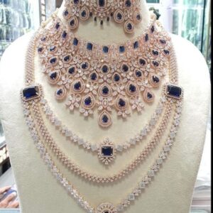 Special American Diamond Antique Stone Necklace