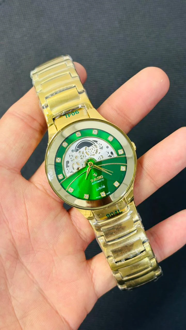 Rado Automatic Jublie Green Dial Men's Watch - Image 3