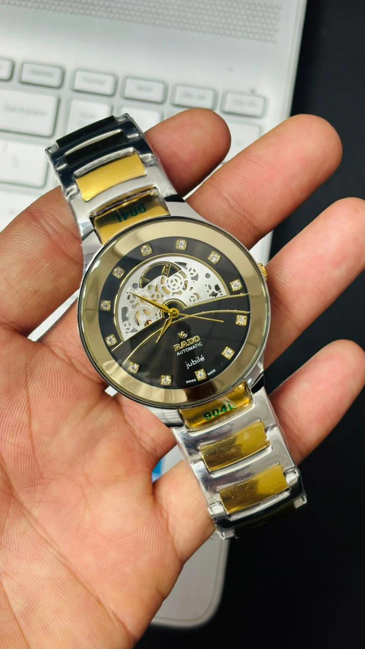 Rado Automatic Jublie Black Dial Men's Watch - Image 2