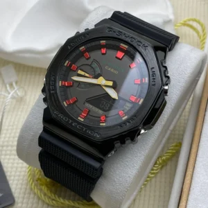 Casio G-Shock Watch GA2100 Red Men's Sport Analog-Digital Watch