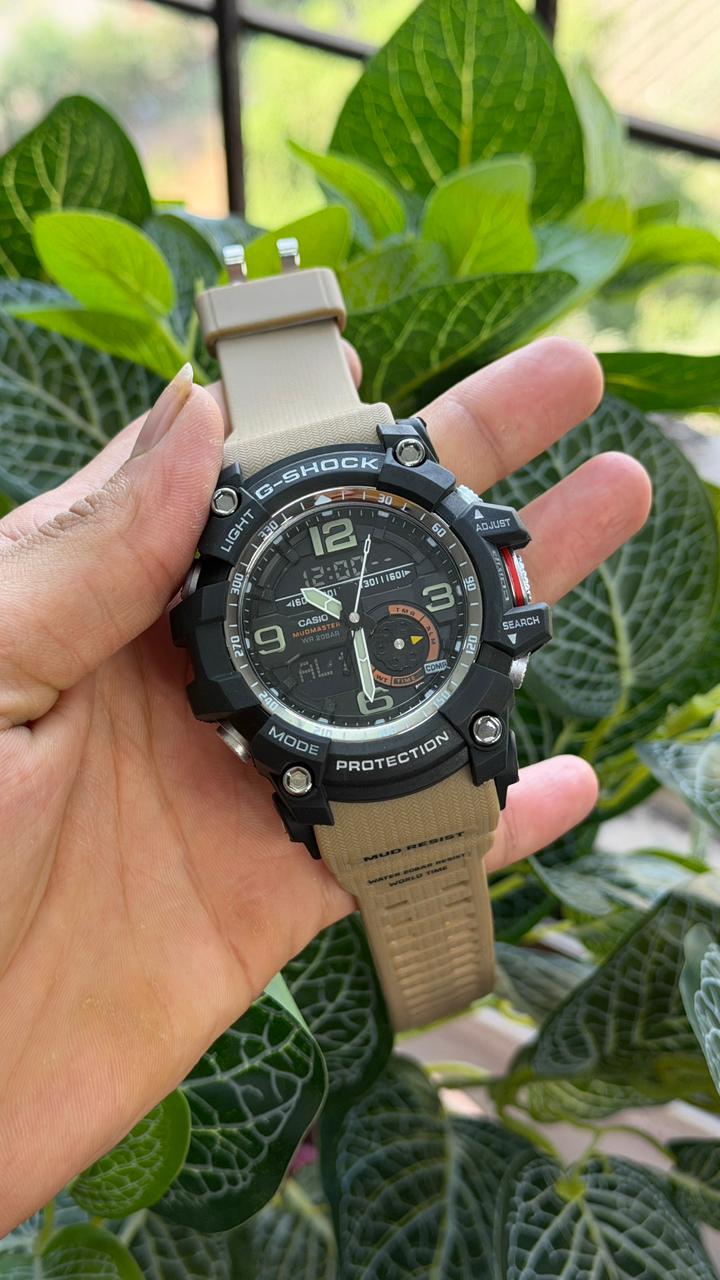 Casio G-Shock GG-1000-1A5DR Black Analog-Digital Dial Brown Resin Strap Men's Watch - Image 2