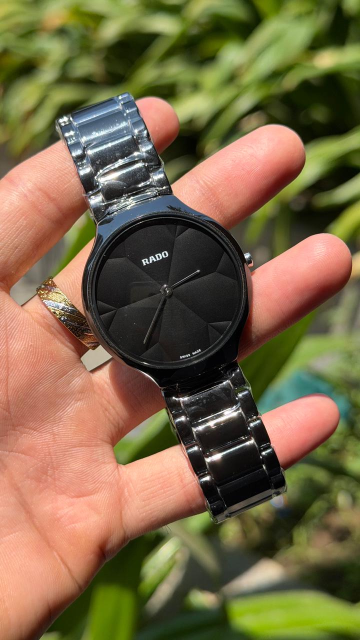Rado Black Thinline X Great Gardens Of The World True Watch For Men's - Image 4