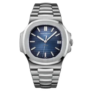 Patek Philippe Blue Silver Metal Men’s Watch