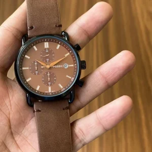 Fossil Brown Dial Leather Belt Analog For Men’s Watch