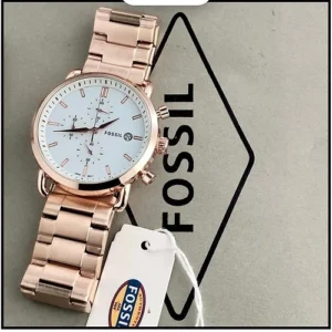 Fossil White Dial Chronograph New Model Men’s Watch