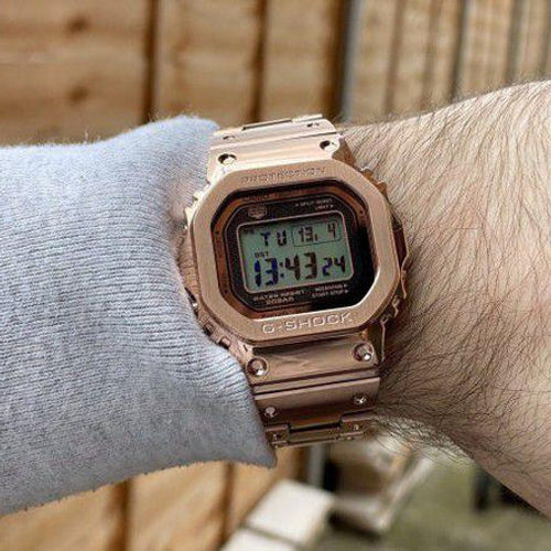 Casio G-Shock Digital Rose Gold Metal Belt Men's Watch - Image 3